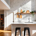 World Map Cities - Maeli White Mural Wallpaper - room preview 06