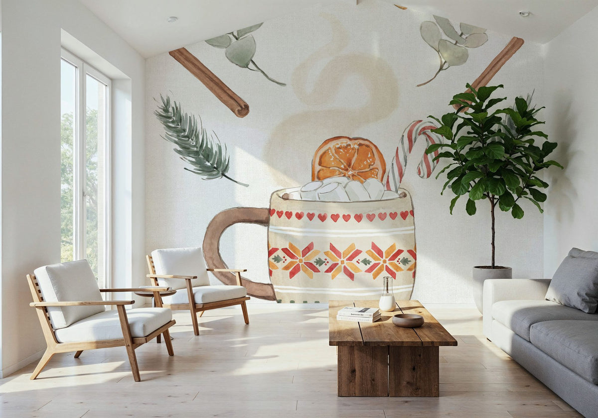 Winter Warmth I Mural Wallpaper - room preview 06
