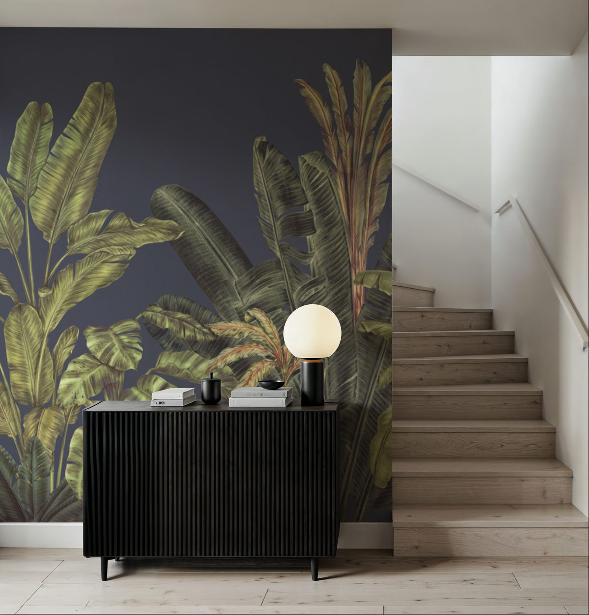 Madagascar Foliage, Violet Mural Wallpaper - room preview 06