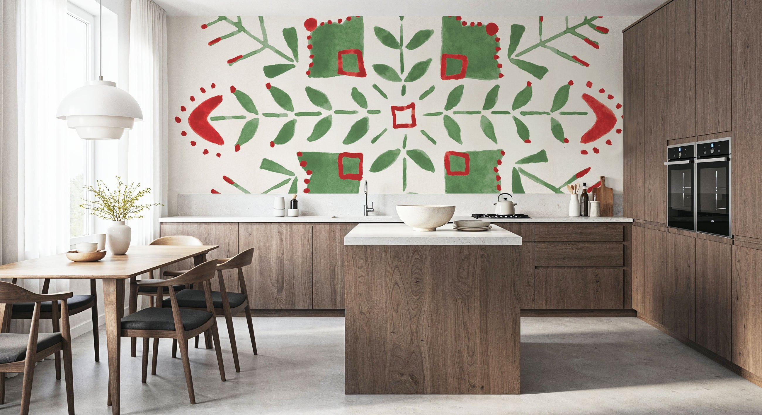 Decorative Holiday IX Mural Wallpaper