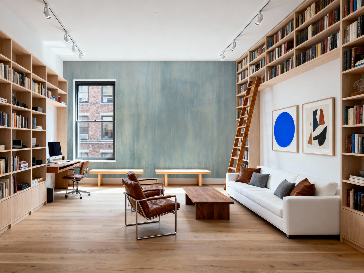 Concrete Surface, Sky Mural Wallpaper - room preview 06