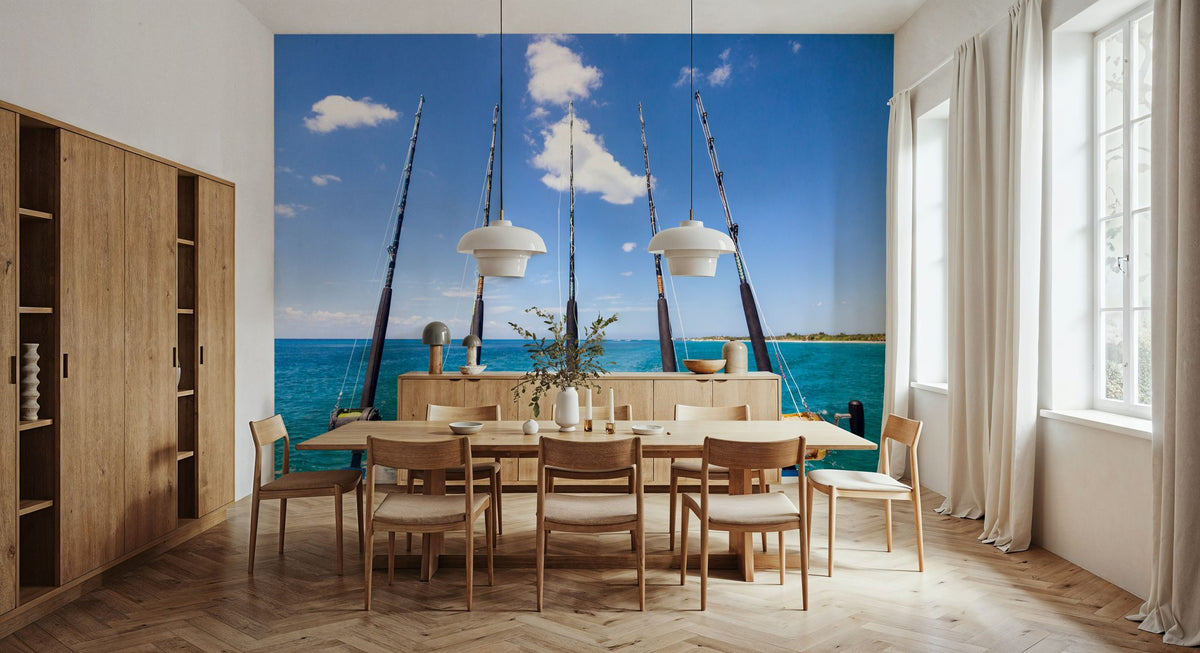 Deep Sea Rods Mural Wallpaper - room preview 06