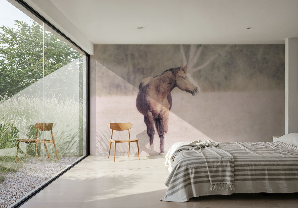 Sunny Field I Mural Wallpaper - room preview 06