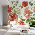 Elegant Floral V Mural Wallpaper - room preview 06