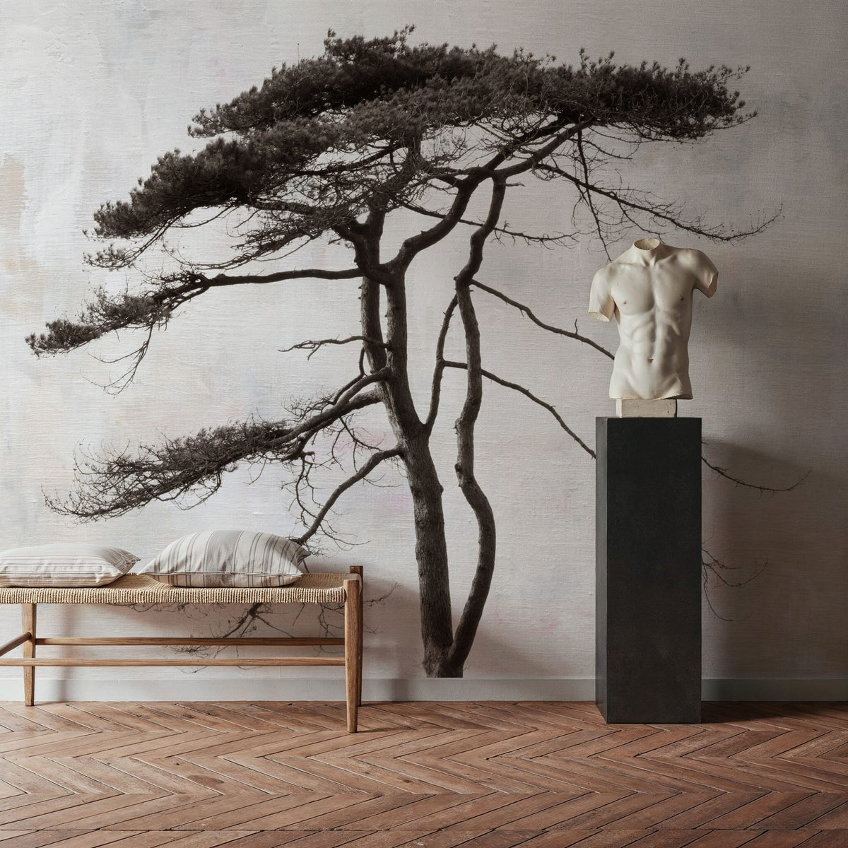 Stokenham Tree Mural Wallpaper - room preview 06