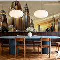 Golden City Skyline At Sunset in Art Deco Mural Wallpaper - room preview 06