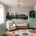 Nîmes France Skyline Concrete Mural Wallpaper - room preview 06