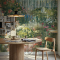 Birdhouse Garden Mural Wallpaper - room preview 06