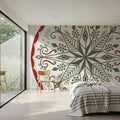 Holiday Form XII Color Mural Wallpaper - room preview 06