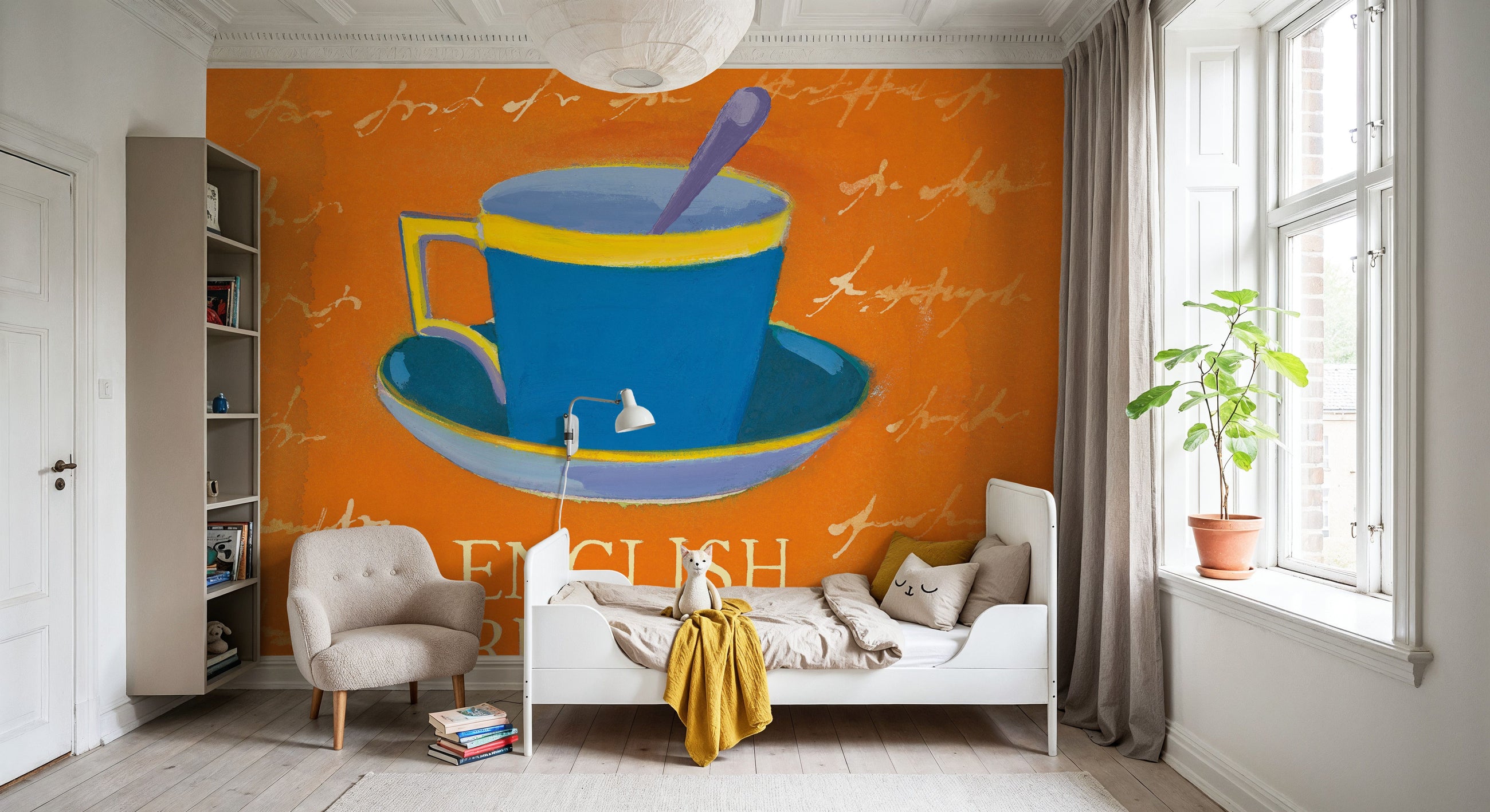 English Breakfast Mural Wallpaper