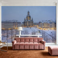 Winter Cathedral Square Mural Wallpaper - room preview 06