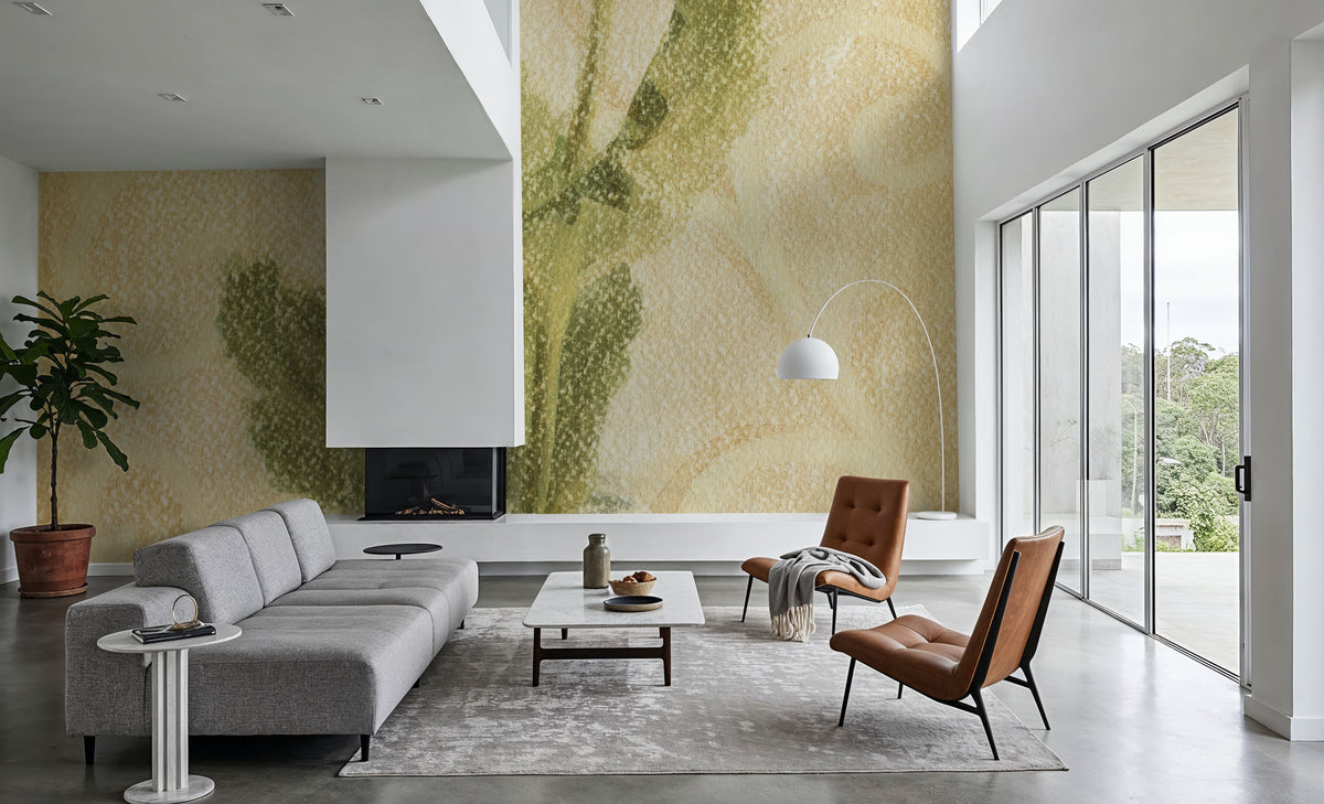 Vintage Poppy in Glass Vase Mural Wallpaper - room preview 06