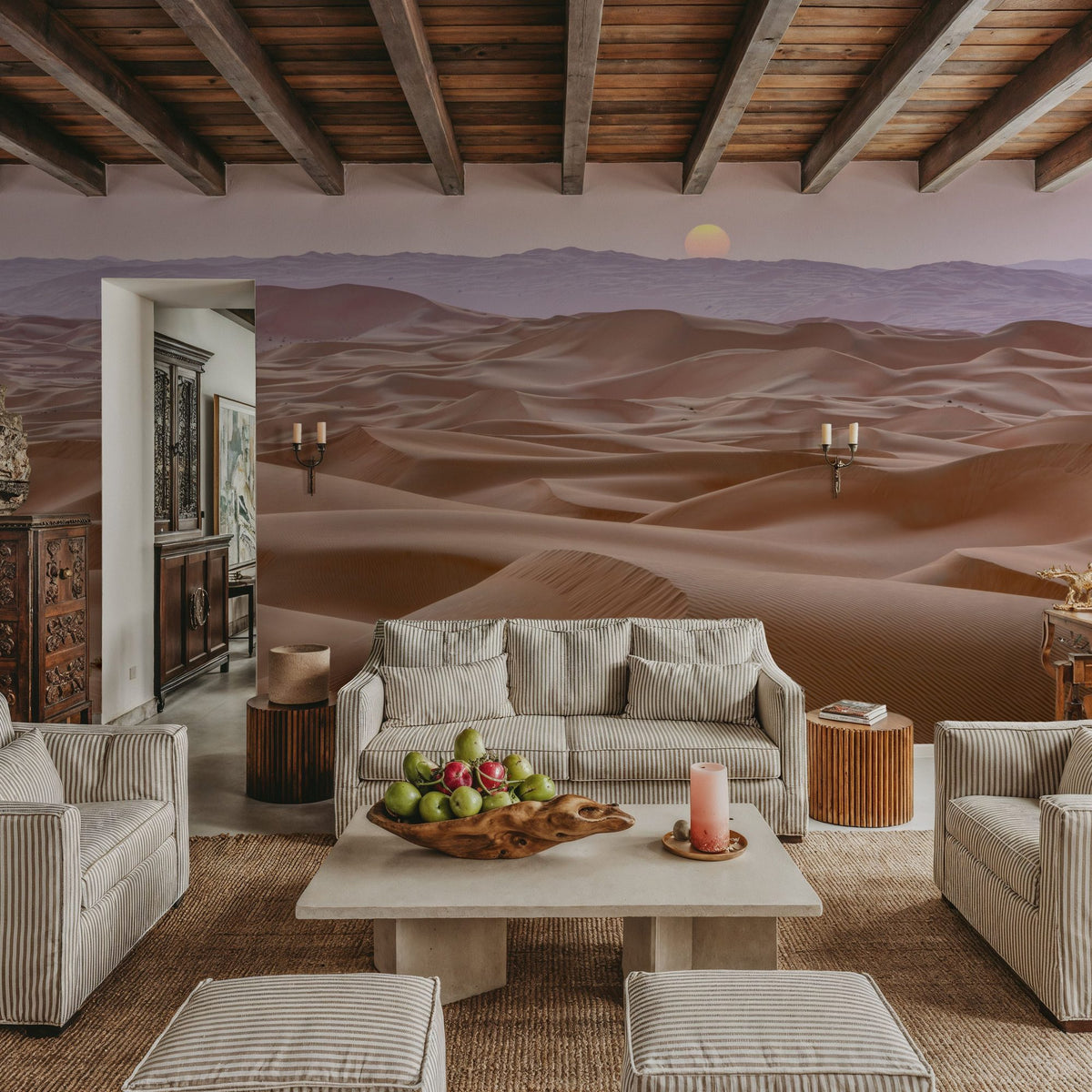 Desert Sunset Mural Wallpaper - room preview 06