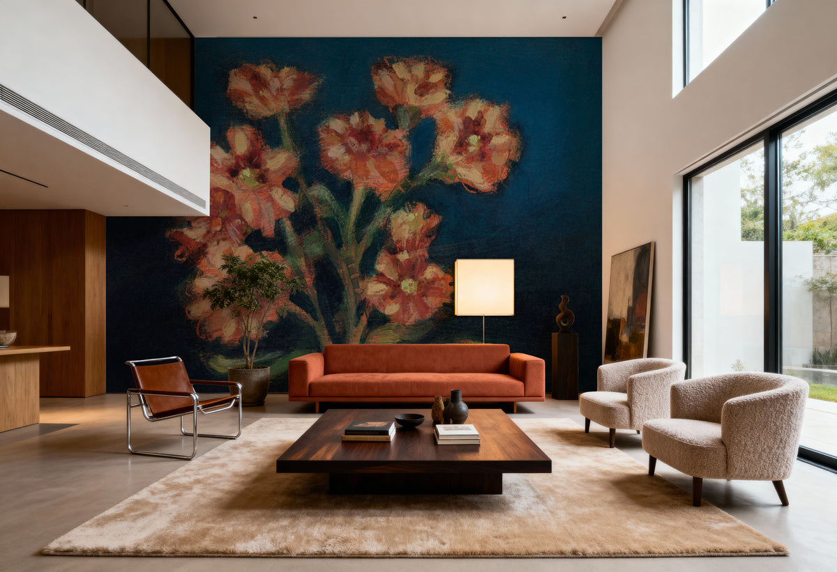Autumn Blooms II Mural Wallpaper - room preview 06