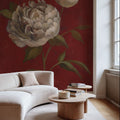Peony Blooms Mural Wallpaper - room preview 06