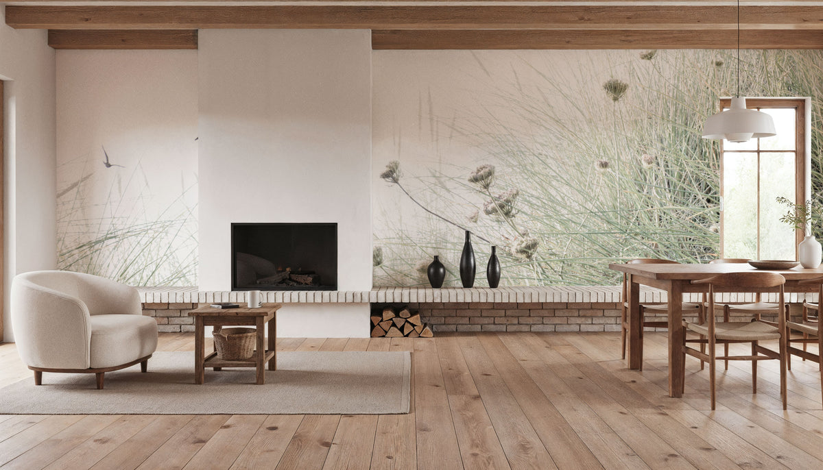 Birds Flying South Mural Wallpaper - room preview 06
