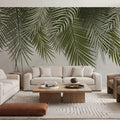 Home Grown Palms Mural Wallpaper - Neutral Tone - room preview 06