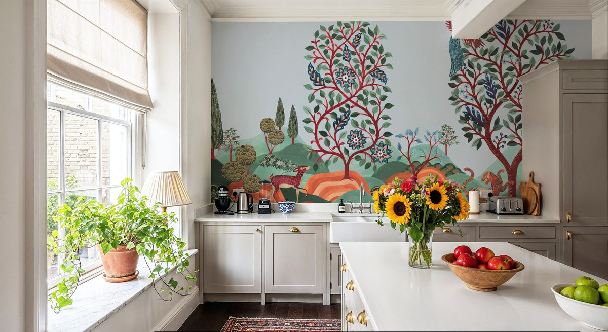 Garden of Myth and Memory, Sky Mural Wallpaper - room preview 06