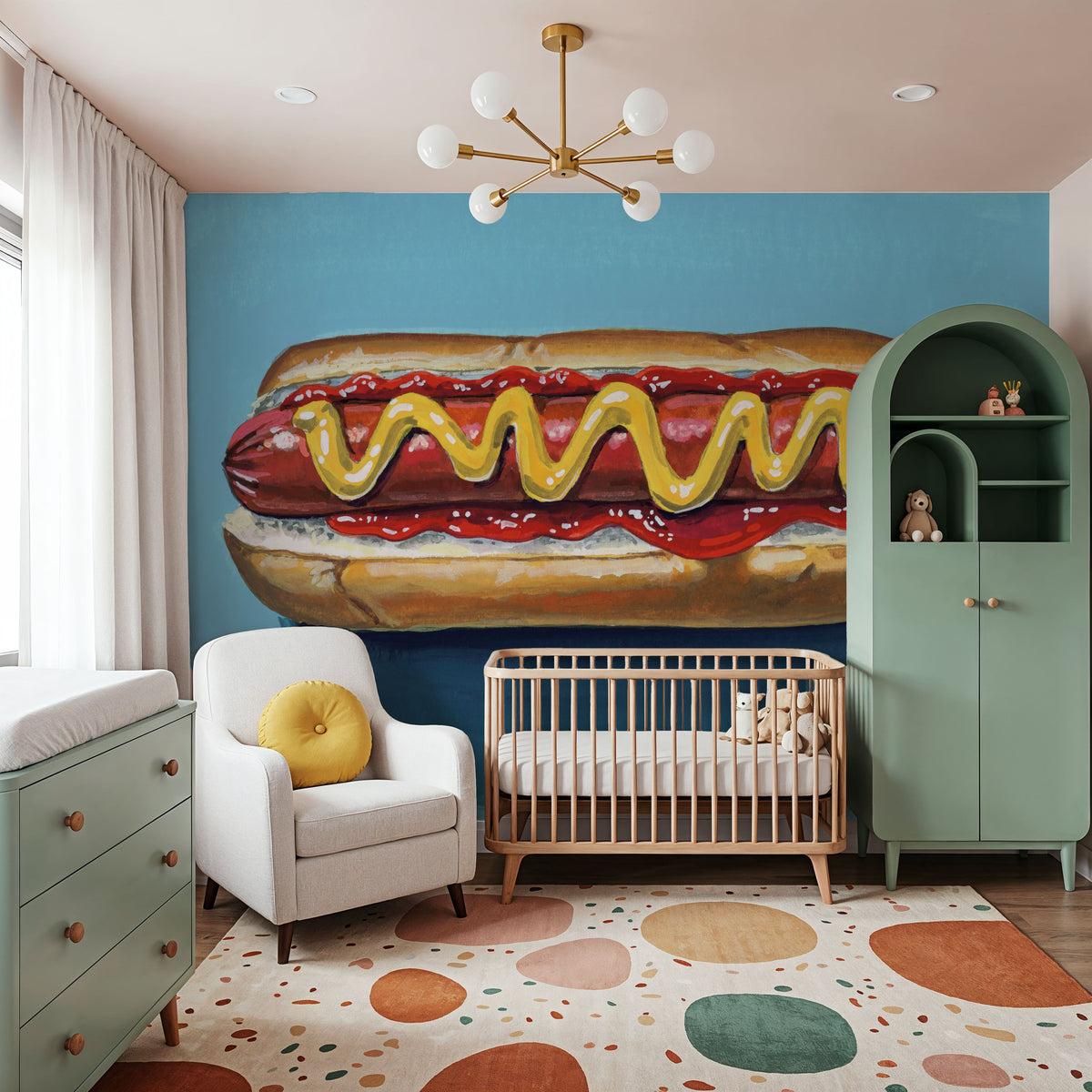 The Perfect Hotdog Mural Wallpaper - room preview 06