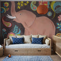 Elephant of the Jungle Mural Wallpaper - room preview 06