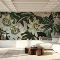 Passion Flowers Mural Wallpaper - room preview 06