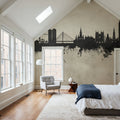 Nantes France Skyline Concrete Mural Wallpaper - room preview 06