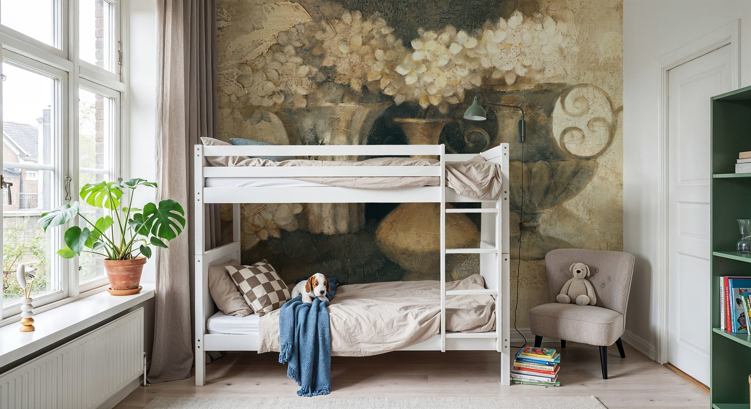 Albenas Hydrangea Mural Wallpaper
