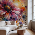 Blossoming Confidence Mural Wallpaper - room preview 06