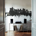 Windsor England Skyline Black & White Mural Wallpaper - room preview 06