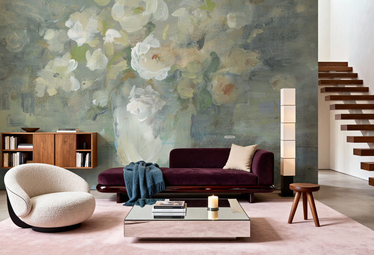 Floral Memory Mural Wallpaper - room preview 06