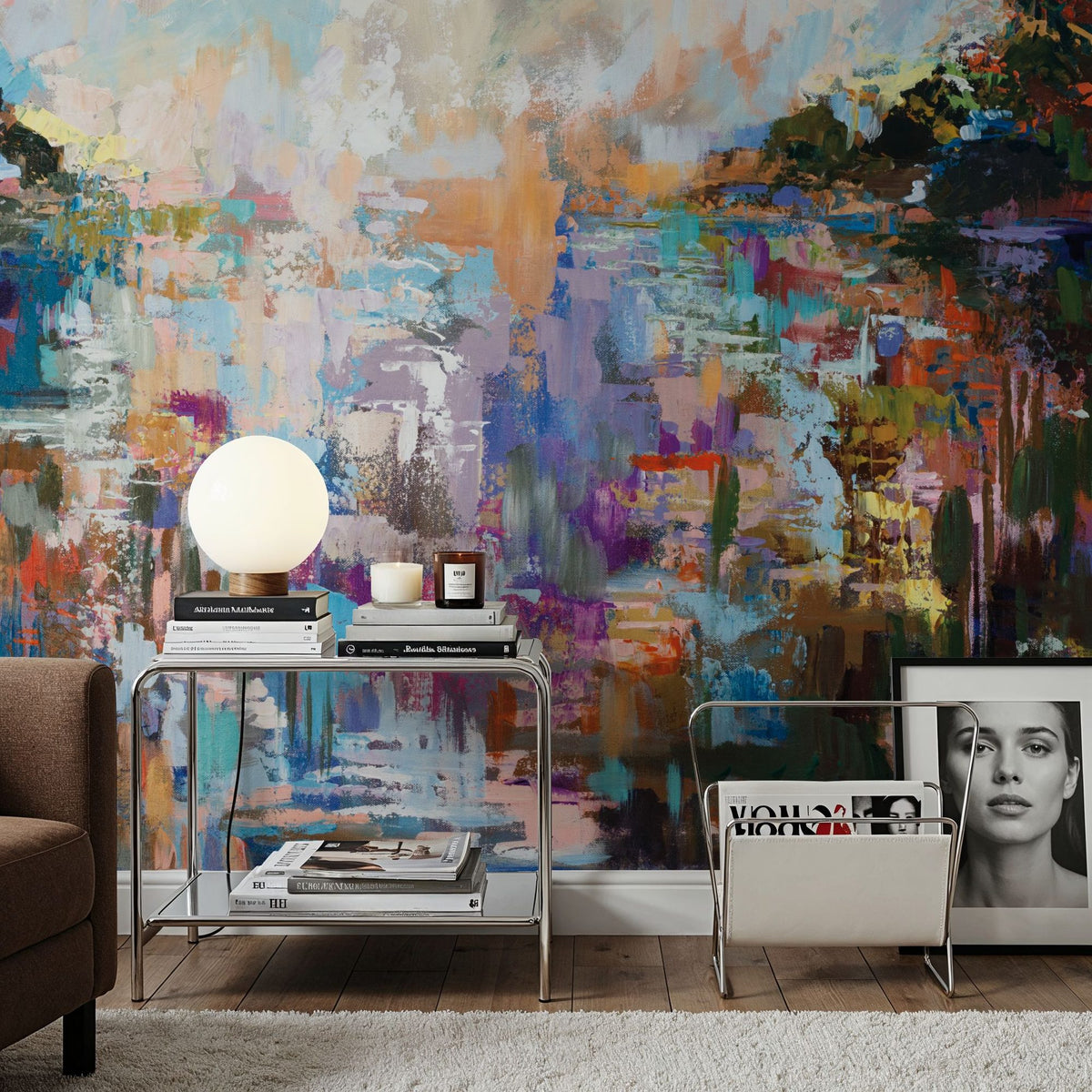 Fall Transformation Mural Wallpaper - room preview 06