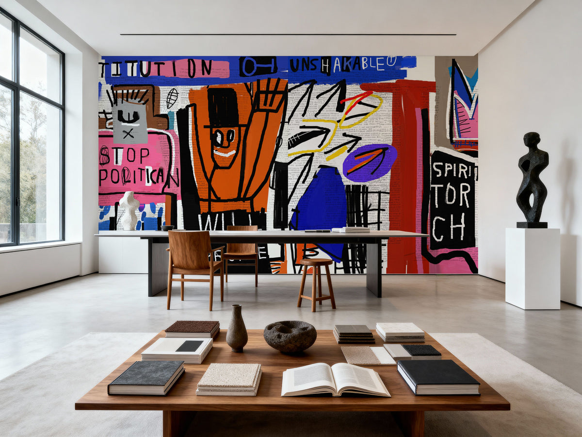 Power to the People Mural Wallpaper - room preview 06