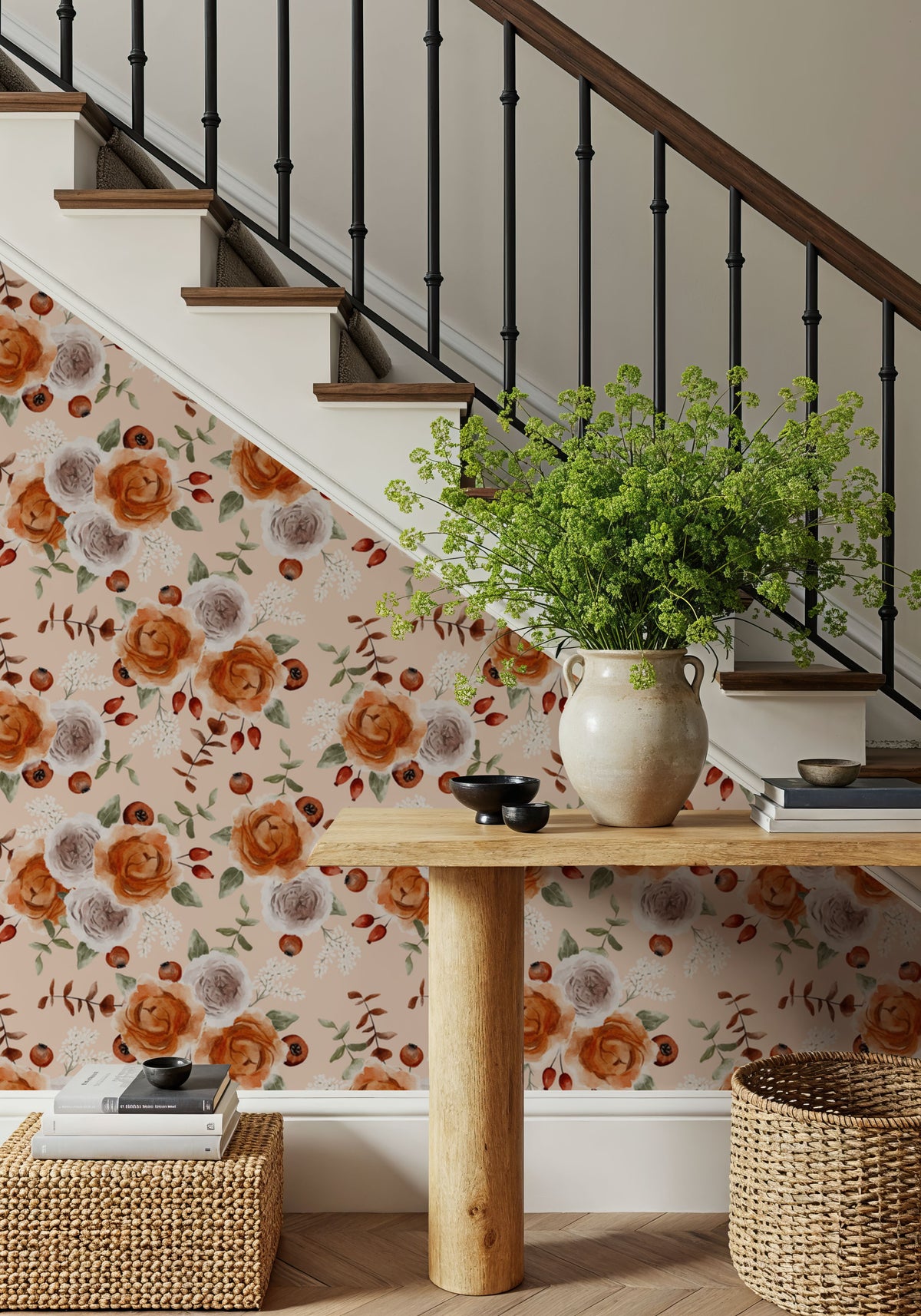 November Berries Mural Wallpaper - room preview 06