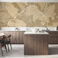 Palma De Mallorca Ochre Mural Wallpaper - room preview 06