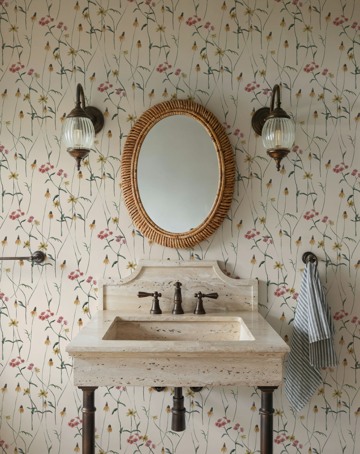Meadow Flowers Mural Wallpaper - room preview 06