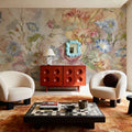 Floral Grunge Singing Mural Wallpaper - Edition 3 - room preview 06