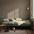 Tailor's Pin Stripe, Tan Mural Wallpaper - room preview 06