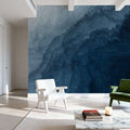 Indigo Ocean Mural Wallpaper - room preview 06