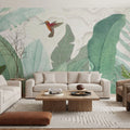 Hummingbird Unfinished Mural Wallpaper - room preview 06