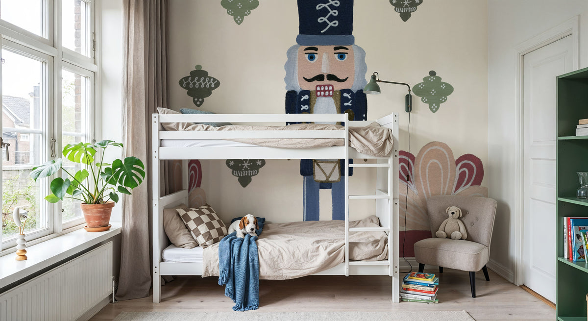 Vintage Nutcrackers III Mural Wallpaper - room preview 06