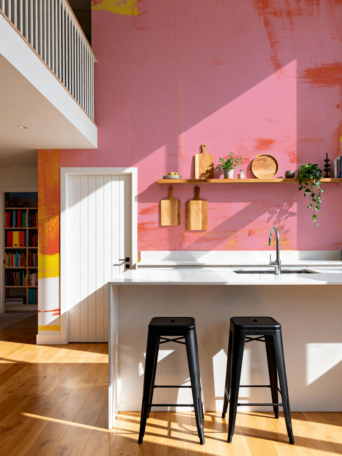 Lemonade Burst Mural Wallpaper - room preview 06