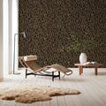 Leopard Fur Texture No.III Mural Wallpaper - room preview 06