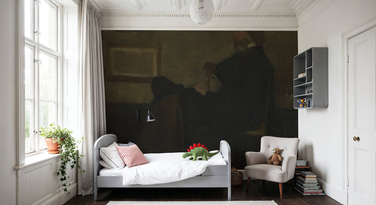 Portrait of Thomas Carlyle Mural Wallpaper - room preview 06