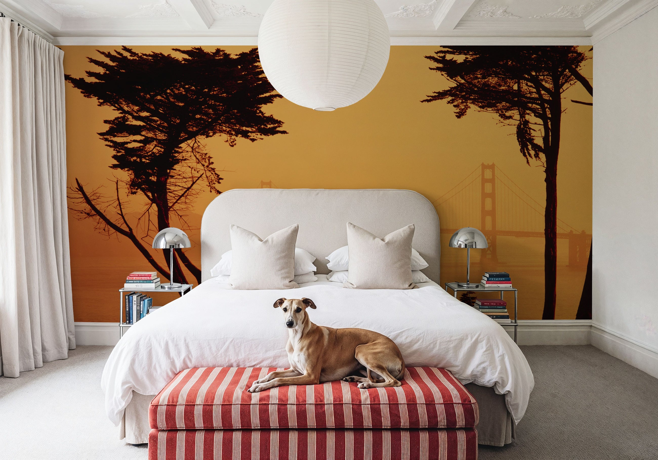 Amber Crossing Mural Wallpaper