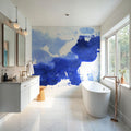 Denim Cloud Mural Wallpaper - room preview 06