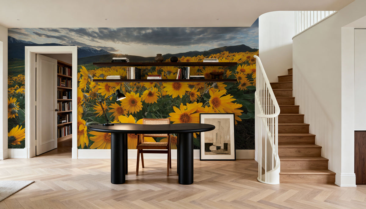 Methow Valley Wildflowers I Mural Wallpaper - room preview 06