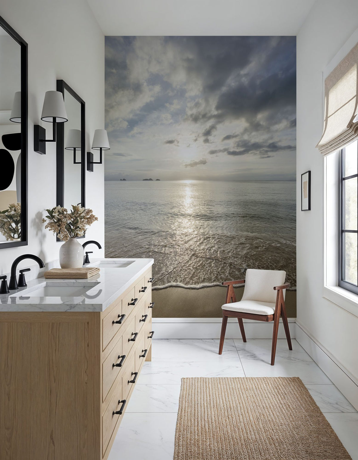 Tranquil Shore Mural Wallpaper - room preview 06