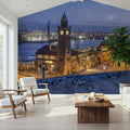 Twilight Timekeeper Mural Wallpaper - room preview 06