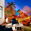 South Beach Buzzing Mural Wallpaper - room preview 06
