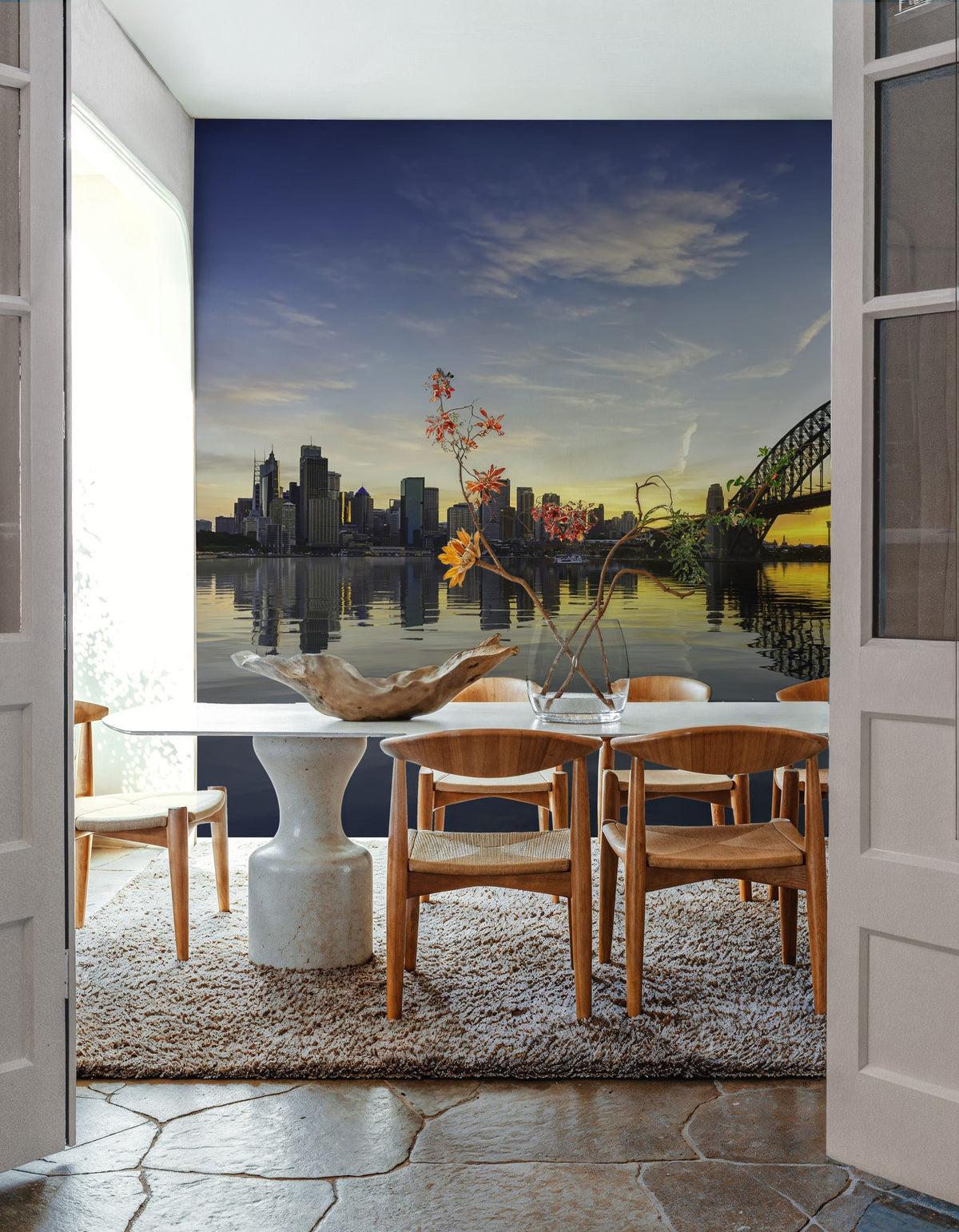 Sydney Sunset Mural Wallpaper - room preview 06